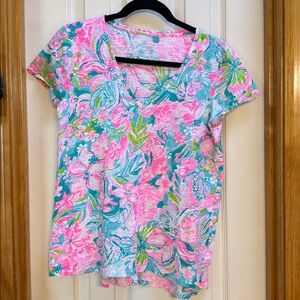 Lilly Pulitzer Etta V Neck Top